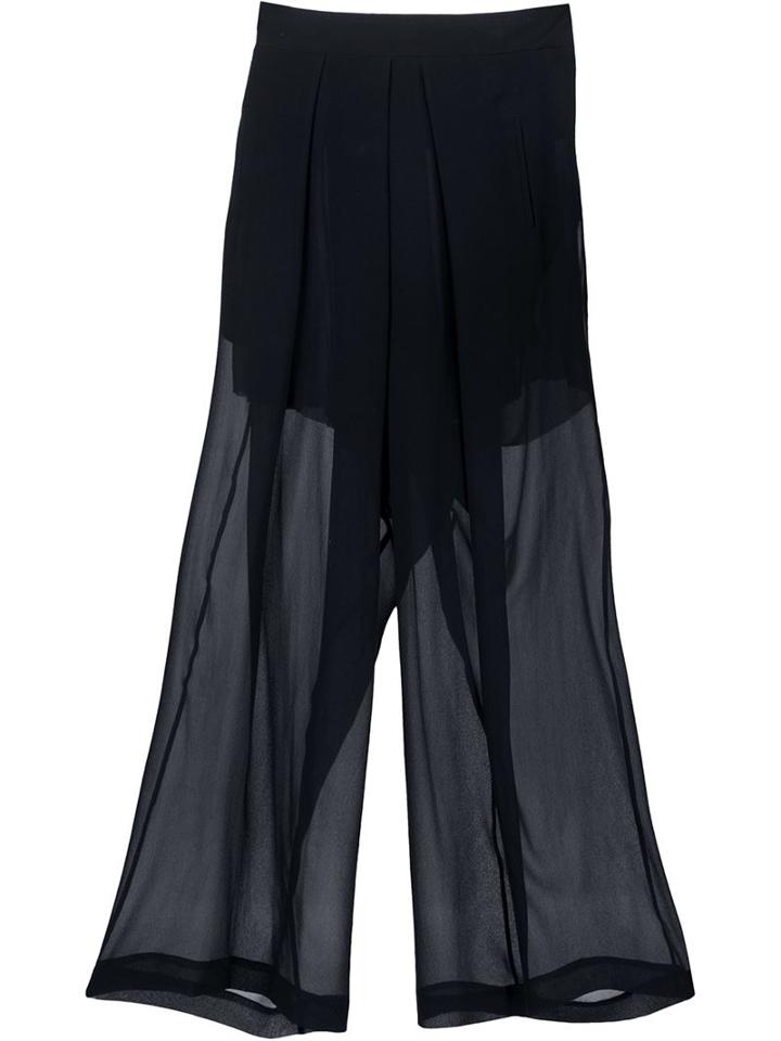 Isabel Benenato Sheer Cropped Trousers