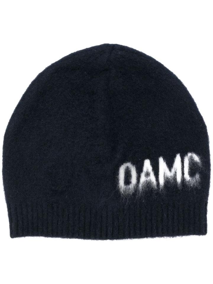 Oamc Whistler Logo Beanie - Blue