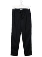 Dondup Kids Drawstring-waist Trousers - Blue