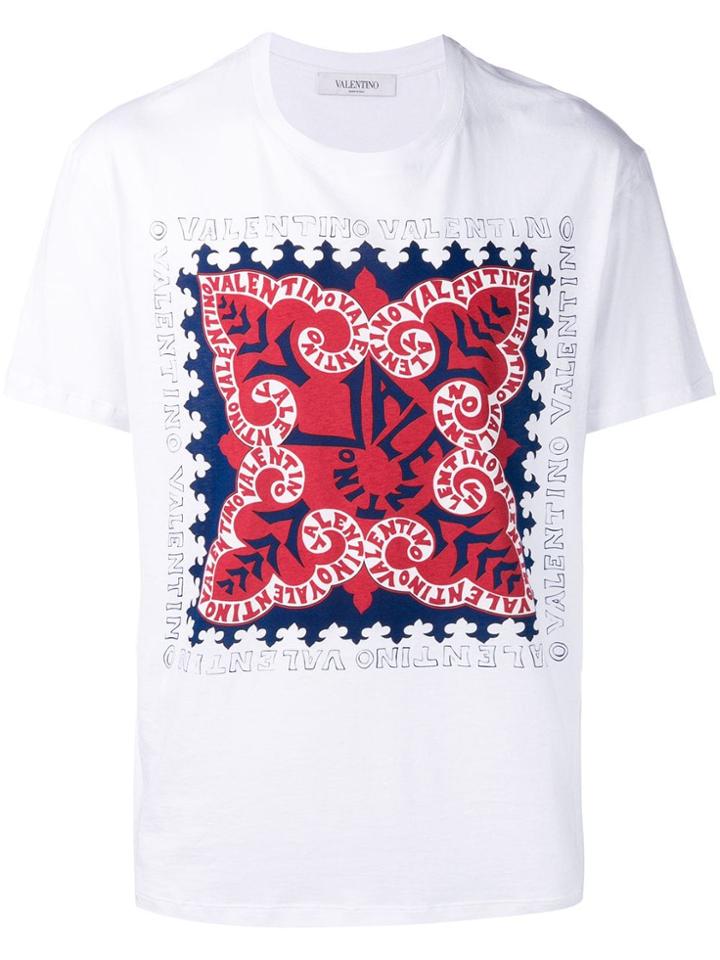 Valentino Bandana Print T-shirt - White