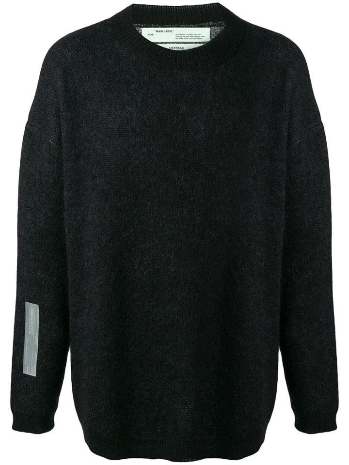 Off-white Arrows Print Jumper - Black