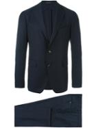 Tagliatore Formal Suit, Men's, Size: 54, Blue, Cupro/virgin Wool