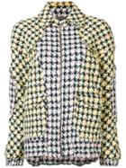Les Animaux Oversized Bomber Jacket - Yellow & Orange