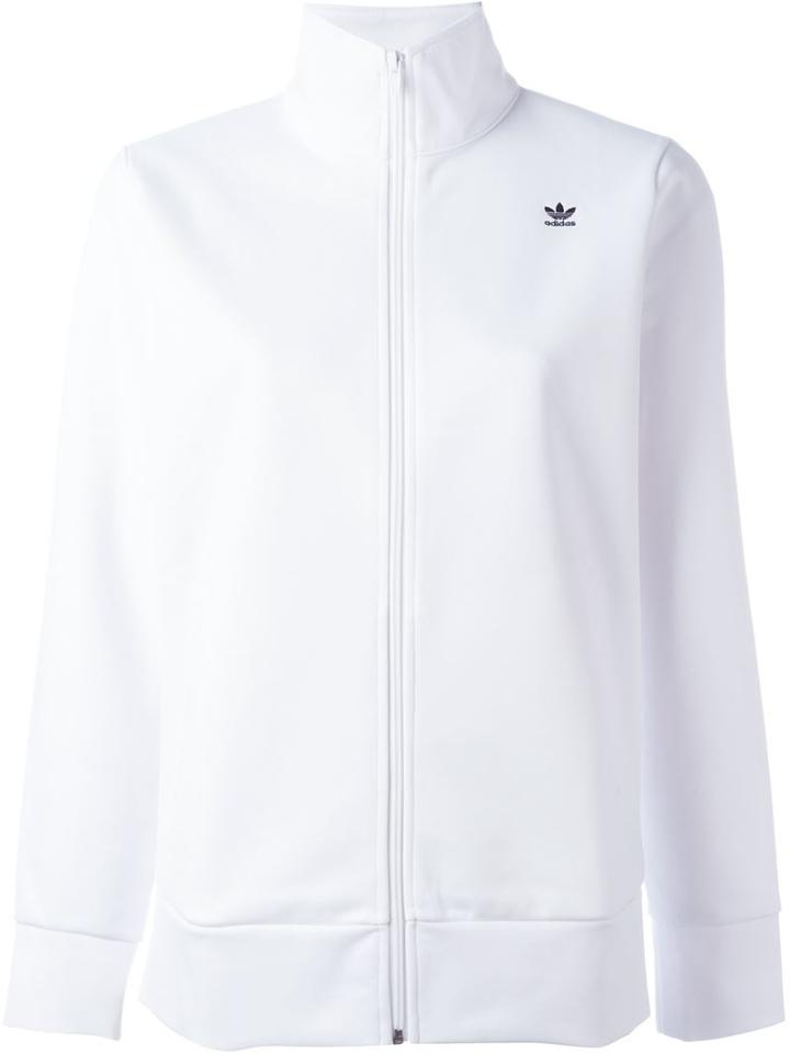 Adidas Originals Hyke X Adidas Originals Track Jacket, Women's, Size: 40, White, Cotton/polyester/polyurethane