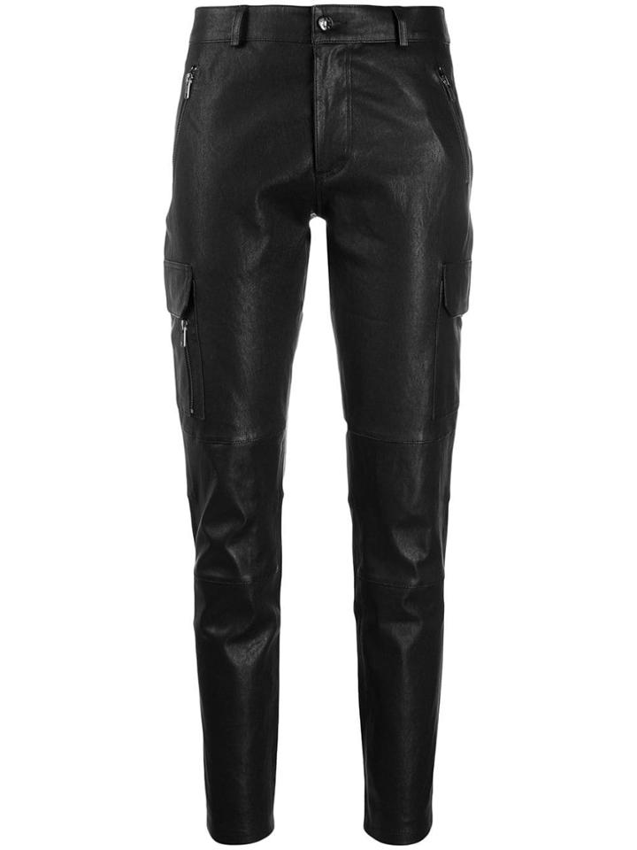 Arma Slim-fit Trousers - Black