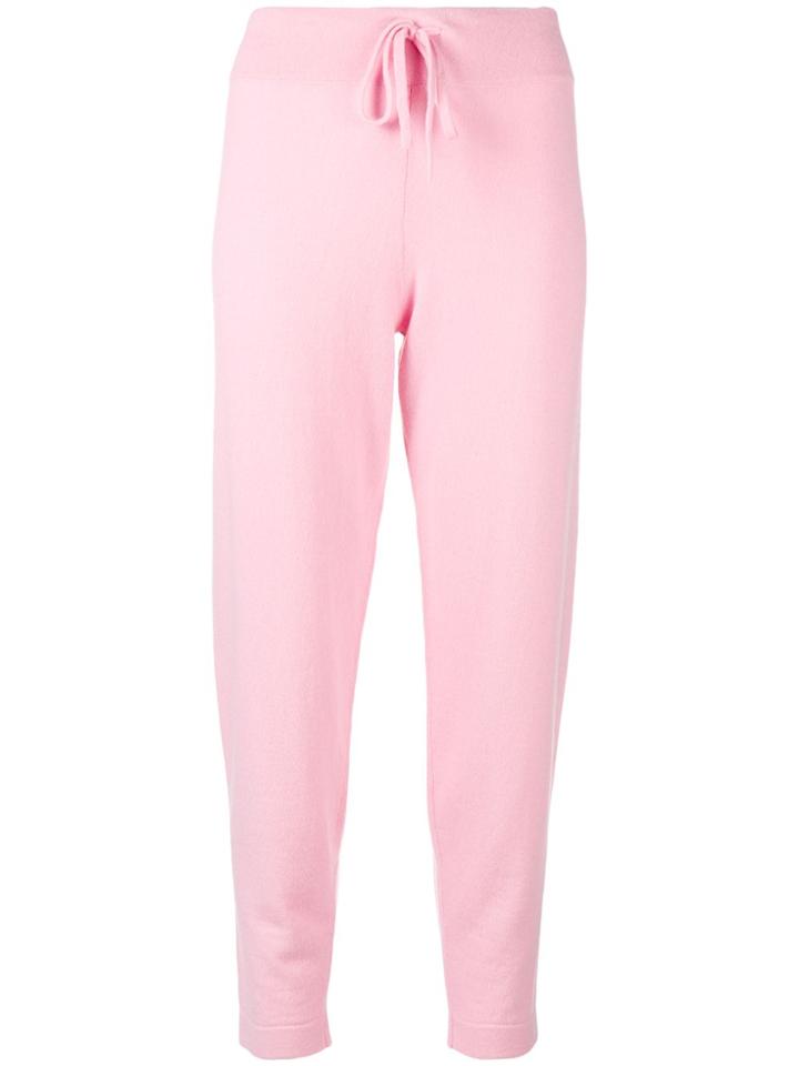 Cashmere In Love Cashmere Track Pants - Pink & Purple