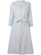 's Max Mara Striped Summer Dress - White