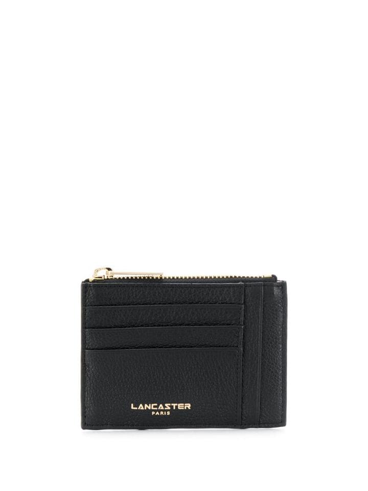 Lancaster Logo Plaque Coin Purse - Black