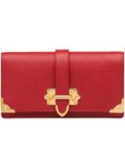 Prada Saffiano Mini Bag - Red