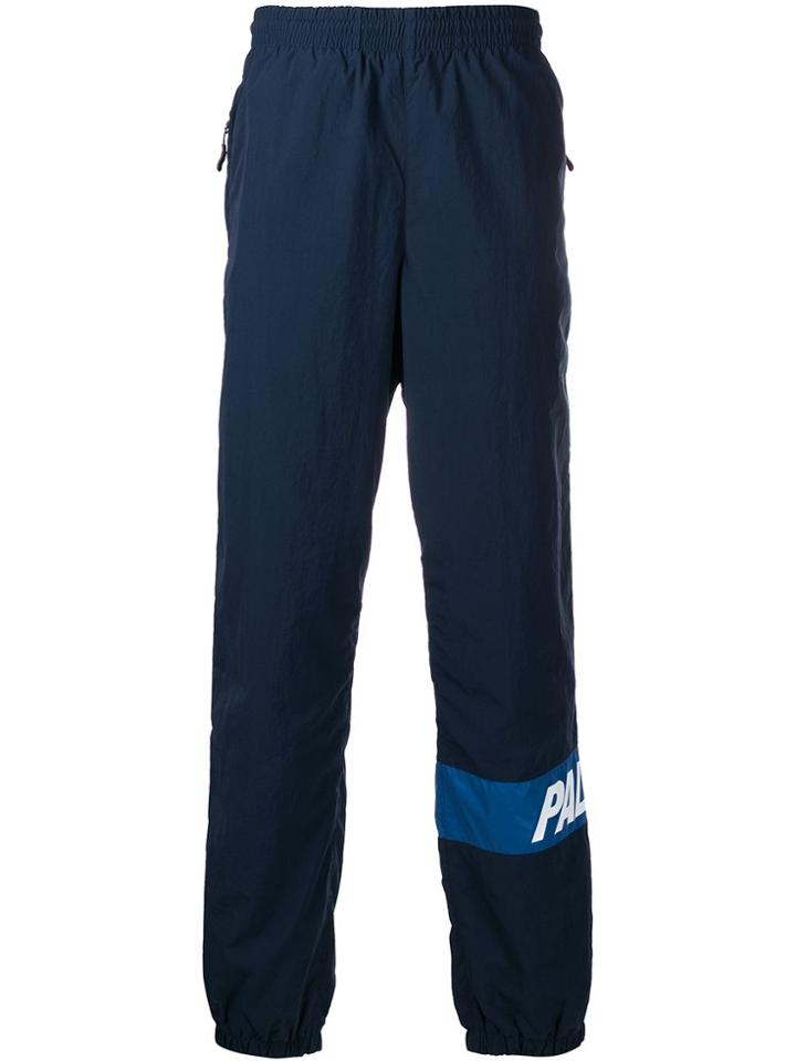 Palace Straight-leg Tracksuit Bottoms - Blue