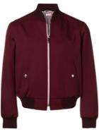 Thom Browne Rwb Stripe Ribbed Blouson Jacket - Red