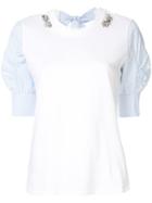 Markus Lupfer Harlow Jewel Shirt Tee - White