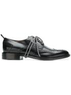 Givenchy Perforated Derby Shoes - Black