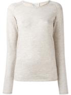 Forte Forte Crew Neck Jumper, Women's, Size: 1, Nude/neutrals, Virgin Wool