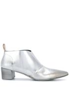Marsèll Metallic Ankle Boots - Silver