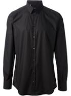 Dolce & Gabbana Classic Slim Fit Shirt, Men's, Size: 43, Black, Cotton