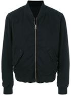 Ann Demeulemeester Reversible Bomber Jacket - Black