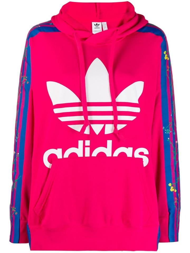 Adidas Floral Hoodie - Pink