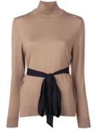 Simone Rocha Geogette Bow Tie Sweater - Nude & Neutrals