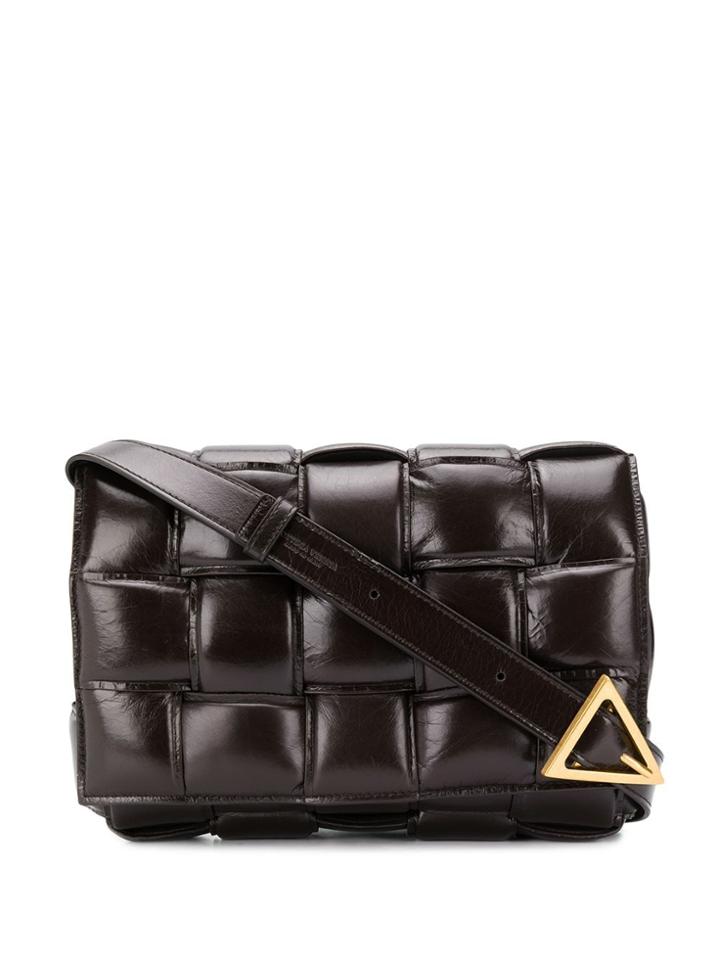 Bottega Veneta Quilted Shoulder Bag - Brown