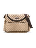 Gucci Kids Logo Print Changing Bag - Nude & Neutrals