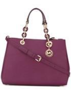 Michael Michael Kors - Medium 'cynthia' Tote - Women - Leather - One Size, Pink/purple, Leather