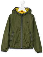 Fay Kids Hooded Jacket, Boy's, Size: 6 Yrs, Green