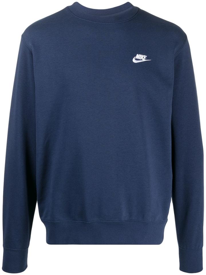 Nike Club Relaxed-fit Sweatshirt - Blue
