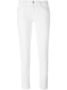 Just Cavalli Skinny Jeans, Women's, Size: 26, White, Cotton/spandex/elastane/polyester
