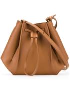Maison Margiela Structured Bucket Bag, Women's, Brown, Leather