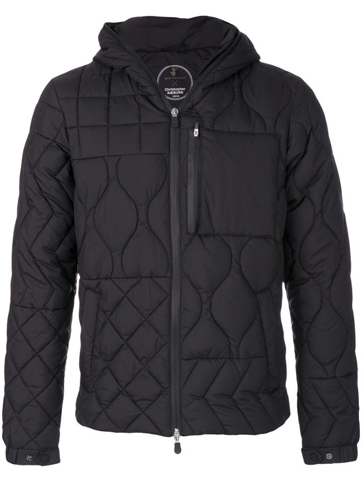 Christopher Raeburn Quilted Hooded Jacket - Black