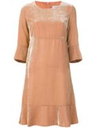 L'autre Chose Flared Dress - Nude & Neutrals