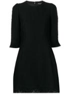 Dolce & Gabbana Bouclé Mini Dress - Black