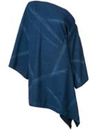 Yohji Yamamoto - Asymmetric Denim Dress - Women - Cotton - 1, Blue, Cotton