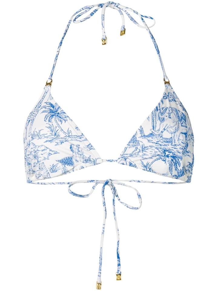 Tory Burch Far And Away Bikini Top - Blue