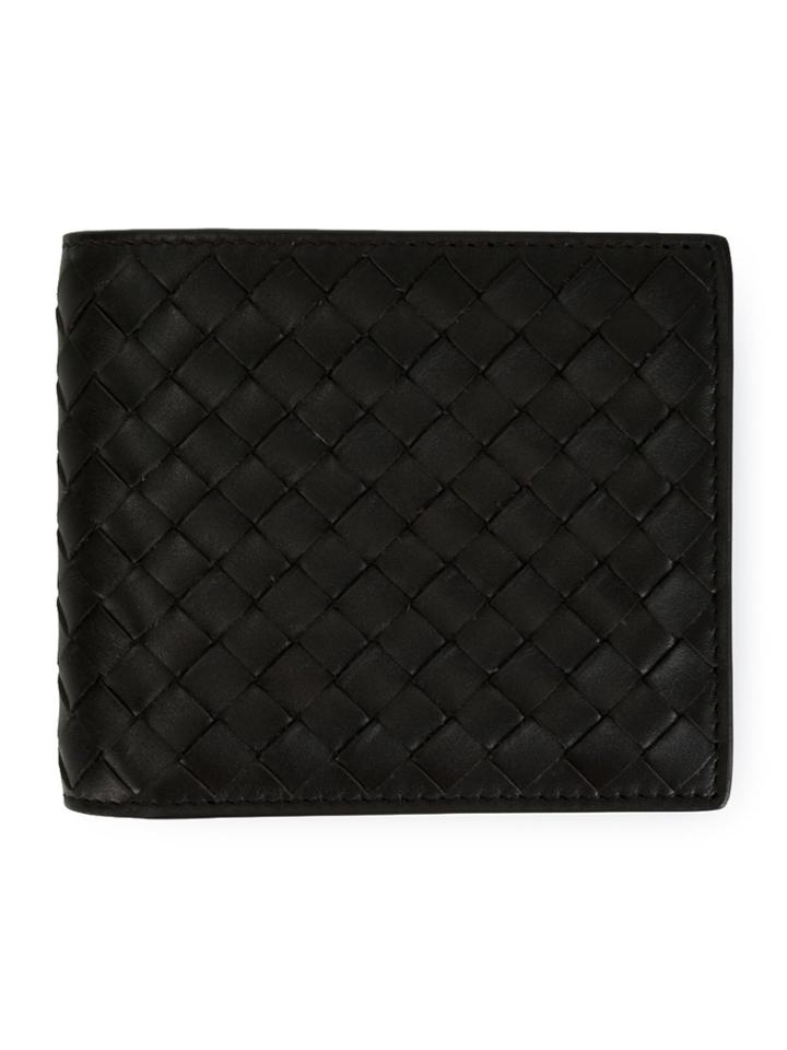 Bottega Veneta Espresso Intrecciato Bi-fold Wallet - Brown