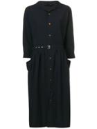 Comme Des Garçons Comme Des Garçons Front Button Dress - Blue