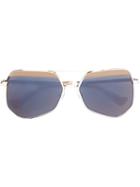 Grey Ant - Square Sunglasses - Women - Metal - One Size, Nude/neutrals, Metal