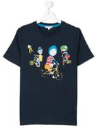 Little Marc Jacobs Illustrated T-shirt - Blue