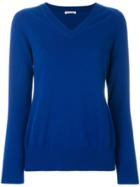 Tomas Maier Double Back Cashmere Sweater - Blue