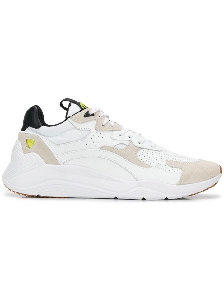 Mcq Alexander Mcqueen Panelled Sneakers - White