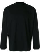 Martine Rose Funnel-neck Fitted Sweater - Black