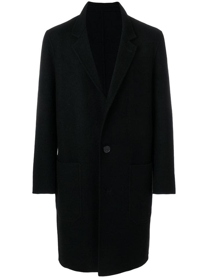 Ami Paris Double Face Construction Coat - Black