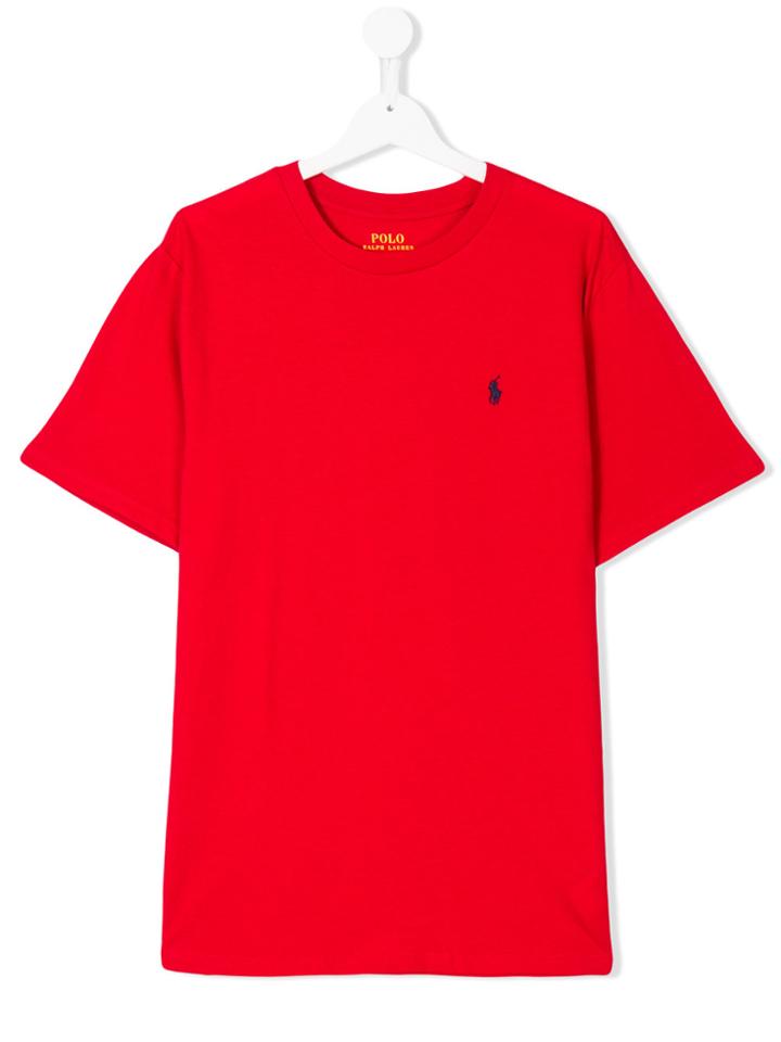 Ralph Lauren Kids Embroidered Logo T-shirt