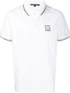 Michael Kors Striped Trim Polo Shirt - White