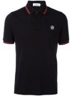 Stone Island Classic Polo, Men's, Size: Xl, Black, Cotton/spandex/elastane