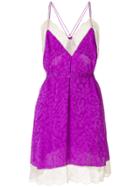 Zadig & Voltaire Jacquard Dress - Pink & Purple