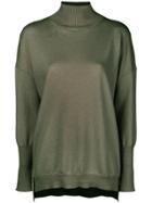 Agnona Roll Neck Sweater - Green