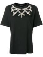 Ermanno Ermanno Embellished T-shirt - Black
