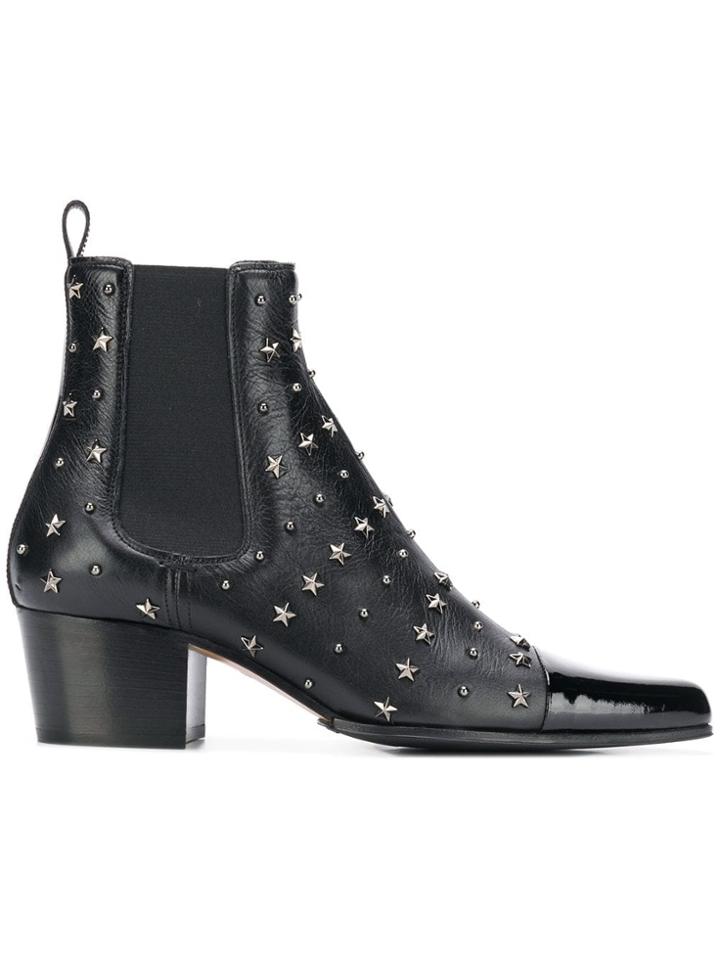 Balmain Studded Arthemisia Etoiles Boots - Black